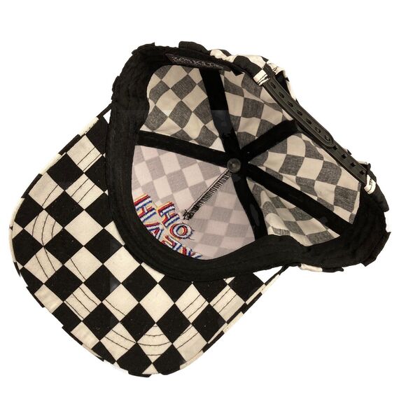 Retro "Oh Yeah" Black & White Checkered Garanimals 365 Kids Snap-Back Hat - Picture 6 of 7